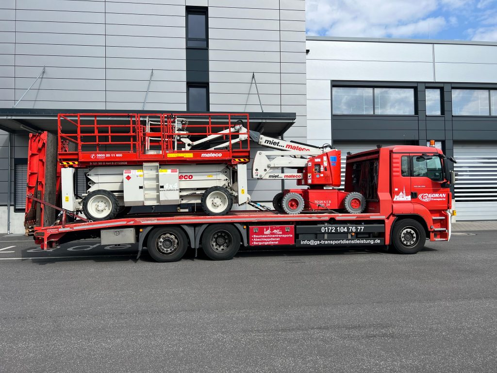 Baumaschinentransport Hamburg
